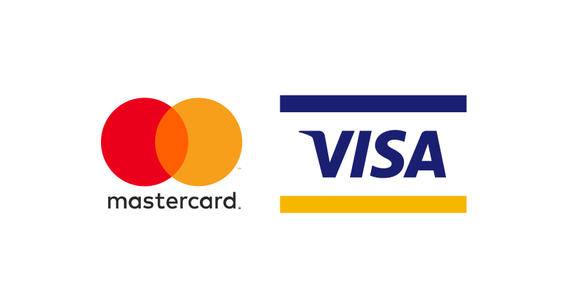 Accept Visa Master Card